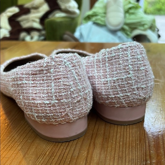 Steve Madden Blair Pink Loafers with Textured tweed Finish - Picture 6 of 11